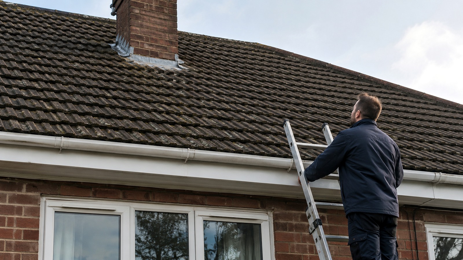 Roofing image for overflowing gutter repairs in blackpool